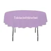 Clearance Tablecloth Market 10 Pack 60" Inch Round Polyester Tablecloth 24 Color Table Cover Wedding Event"