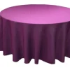 Sale Tablecloth Market 5 Pack 120" Inch Round Polyester Tablecloth 24 Color Table Cover Wedding Banquet"