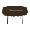 Hot Tablecloth Market 12 Pack 108" Inch Round Polyester Tablecloth 24 Color Table Cover Wedding Party"