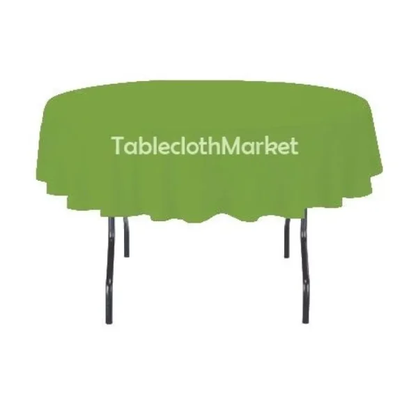 Fashion Tablecloth Market 20 Pack 90" Inch Round Polyester Tablecloth 24 Color Table Cover Wedding Event"