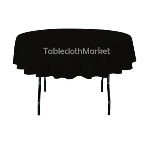 Discount Tablecloth Market 24 Pack 90" Inch Round Polyester Tablecloth 24 Color Table Cover Wedding Event"