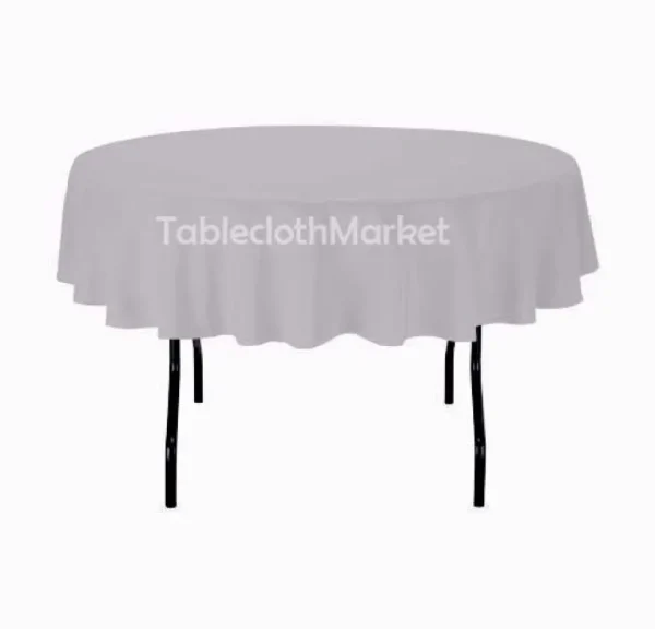 Discount Tablecloth Market 24 Pack 90" Inch Round Polyester Tablecloth 24 Color Table Cover Wedding Event"