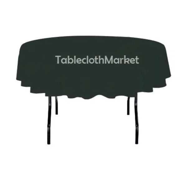 Outlet Tablecloth Market 10 Pack 90" Inch Round Polyester Tablecloth 24 Color Table Cover Wedding Banquet"