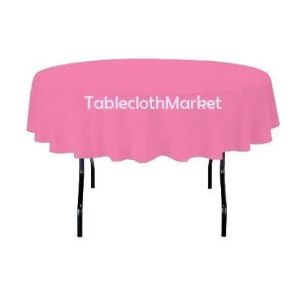 Best Tablecloth Market 10 Pack 72" Inch Round Polyester Tablecloth 24 Color Table Cover Wedding Banquet"