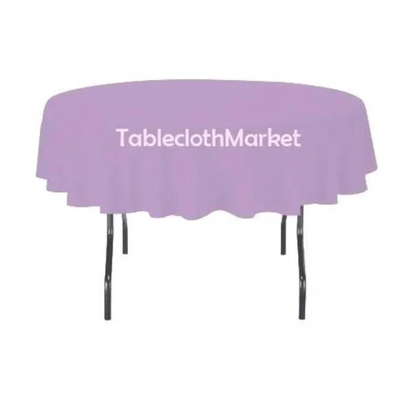 Hot Tablecloth Market 12 Pack 70" Inch round Polyester Tablecloth 24 COLOR Table Cover Wedding Banquet"