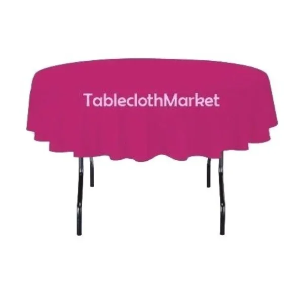Hot Tablecloth Market 12 Pack 70" Inch round Polyester Tablecloth 24 COLOR Table Cover Wedding Banquet"
