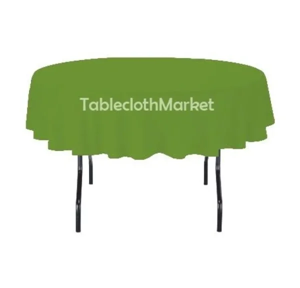 Discount Tablecloth Market 24 Pack 90" Inch Round Polyester Tablecloth 24 Color Table Cover Wedding Event"