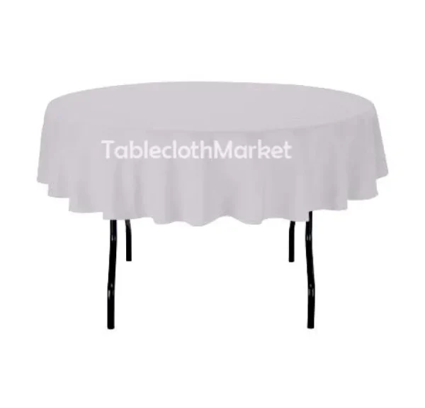 Fashion Tablecloth Market 20 Pack 90" Inch Round Polyester Tablecloth 24 Color Table Cover Wedding Event"