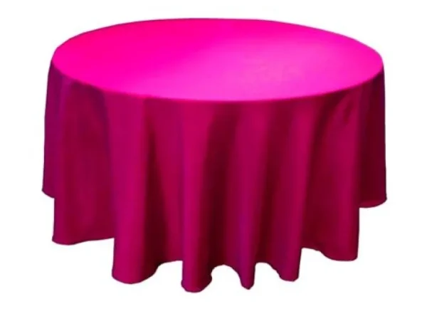 New Tablecloth Market 10 Pack 120" Inch Round Polyester Tablecloth 24 Color Table Cover Wedding Party