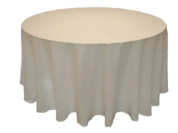 Sale Tablecloth Market 15 Pack 120" Inch Round Polyester Tablecloth 24 Color Table Cover Wedding Party