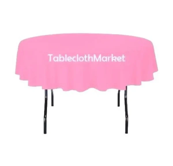 Hot Tablecloth Market 12 Pack 70" Inch round Polyester Tablecloth 24 COLOR Table Cover Wedding Banquet"