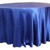 Clearance Tablecloth Market 15 Pack 132" Inch Round Satin Tablecloth 21 Colors Table Cover Wedding Banquet"