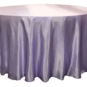 Discount Tablecloth Market 24 Pack 120" Inch Round Satin Tablecloth 21 Colors Table Cover Wedding Banquet"