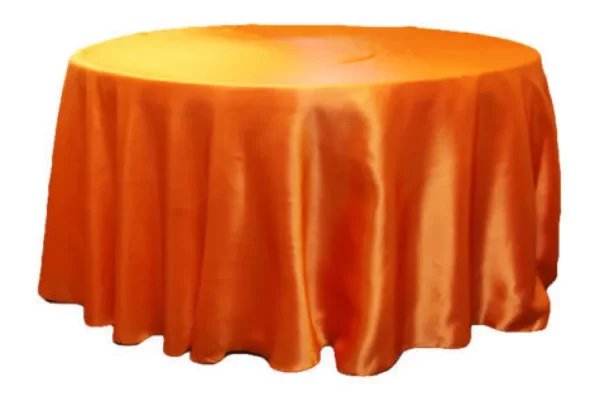Hot Tablecloth Market 12 Pack 132" Inch Round Satin Tablecloth 21 Colors Table Cover Wedding Banquet"