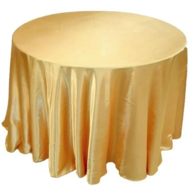 Hot Tablecloth Market 5 Pack 120" Inch Round Satin Tablecloth 21 Colors Table Cover Wedding Banquet"