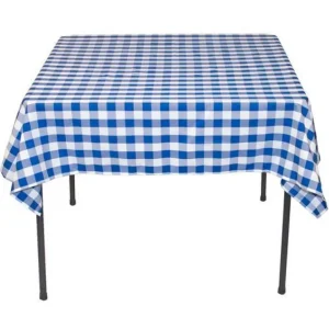 Clearance Tablecloth Market 20 pack 54" x 54" Square Overlay checkered Tablecloth 100% polyester Restaurant"