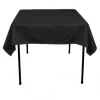 Discount Tablecloth Market 10 Pack 54" X 54" Square Overlay Tablecloth 100% Polyester Wholesale Wedding"