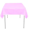 Discount Tablecloth Market 25 pack 54" x 54" Square Overlay Tablecloth 100% polyester Wholesale Wedding"