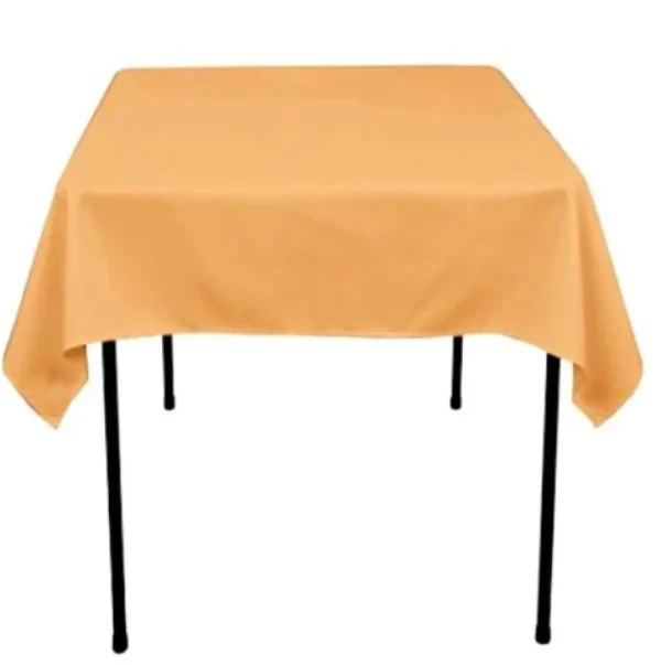 Discount Tablecloth Market 50 pack 54" x 54" Square Overlay Tablecloth 100% polyester Wholesale Wedding"