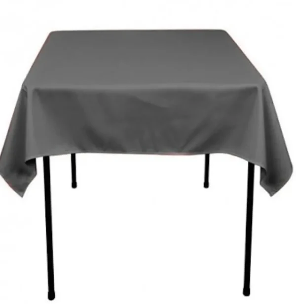 Discount Tablecloth Market 50 pack 54" x 54" Square Overlay Tablecloth 100% polyester Wholesale Wedding"