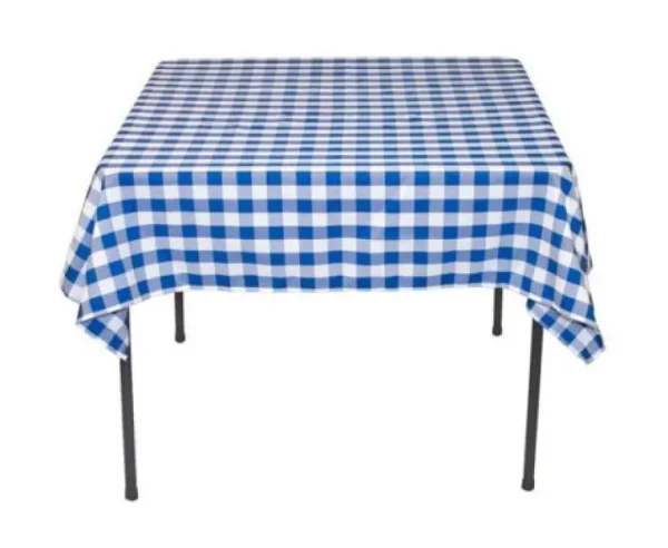 Clearance Tablecloth Market 20 pack 54" x 54" Square Overlay checkered Tablecloth 100% polyester Restaurant"