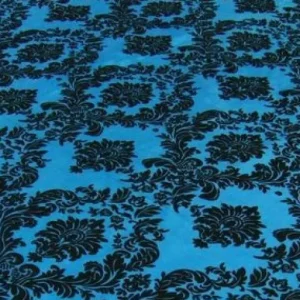 Fashion Tablecloth Market 15 Pack Flocked Taffeta Damask 12
