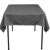 Clearance Tablecloth Market 40 Pack 60"x 60" Square Overlay Tablecloth 100% Polyester Wholesale Wedding"