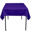 New Tablecloth Market 20 Pack 60"x 60" Square Overlay Tablecloth 100% Polyester Wholesale Wedding"