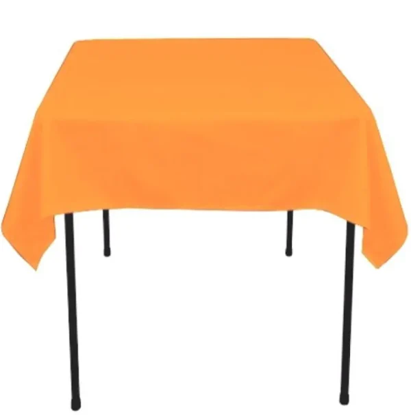 Clearance Tablecloth Market 40 Pack 60"x 60" Square Overlay Tablecloth 100% Polyester Wholesale Wedding"