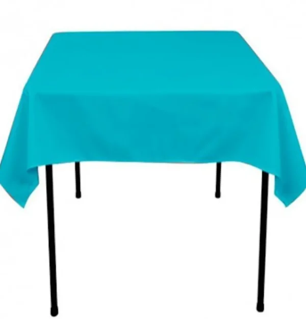 Clearance Tablecloth Market 40 Pack 60"x 60" Square Overlay Tablecloth 100% Polyester Wholesale Wedding"