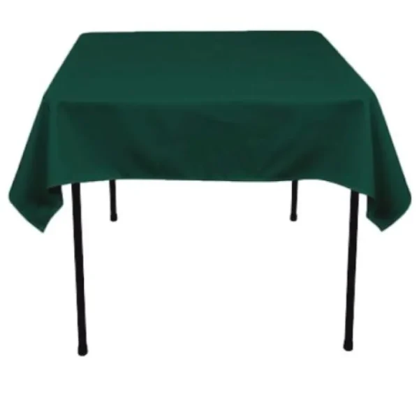 New Tablecloth Market 5 pack 60"x 60" Square Overlay Tablecloth 100% polyester Wholesale Wedding"