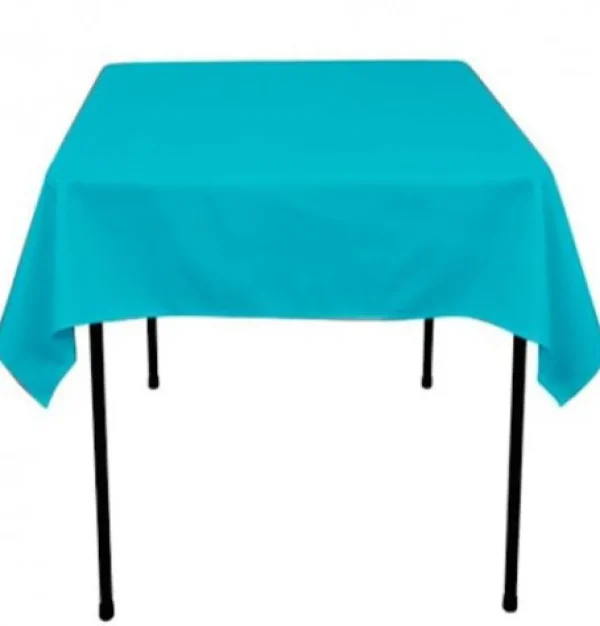 New Tablecloth Market 5 pack 60"x 60" Square Overlay Tablecloth 100% polyester Wholesale Wedding"