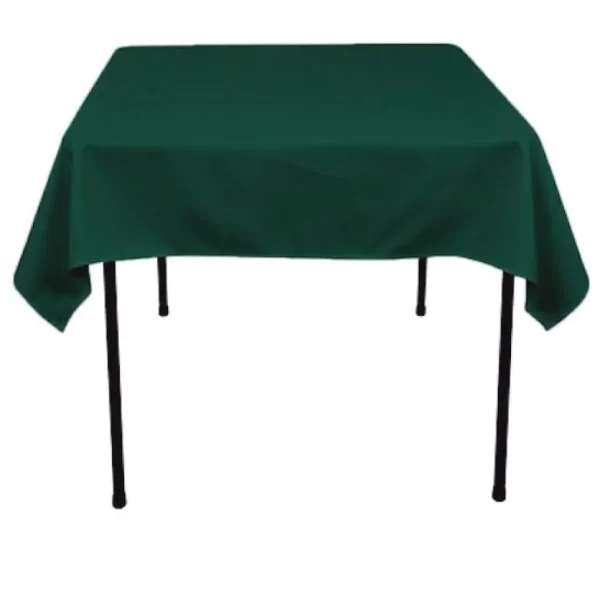 Clearance Tablecloth Market 40 Pack 60"x 60" Square Overlay Tablecloth 100% Polyester Wholesale Wedding"