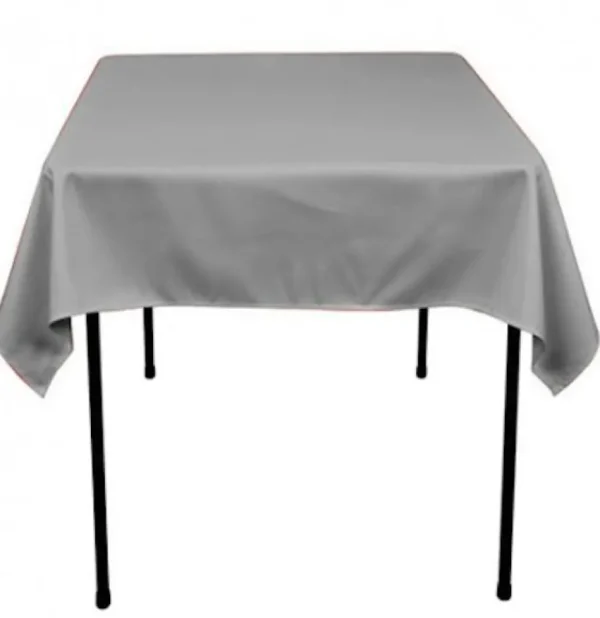 Clearance Tablecloth Market 40 Pack 60"x 60" Square Overlay Tablecloth 100% Polyester Wholesale Wedding"