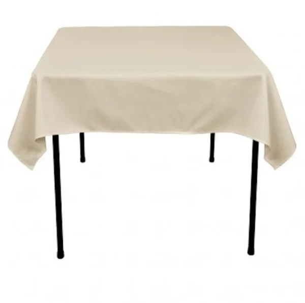 Clearance Tablecloth Market 40 Pack 60"x 60" Square Overlay Tablecloth 100% Polyester Wholesale Wedding"
