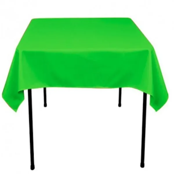 Clearance Tablecloth Market 40 Pack 60"x 60" Square Overlay Tablecloth 100% Polyester Wholesale Wedding"
