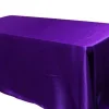 Outlet Tablecloth Market 25 pack 60x120" Rectangle Satin Tablecloth Wedding SEAMLESS Catering Table Cover"