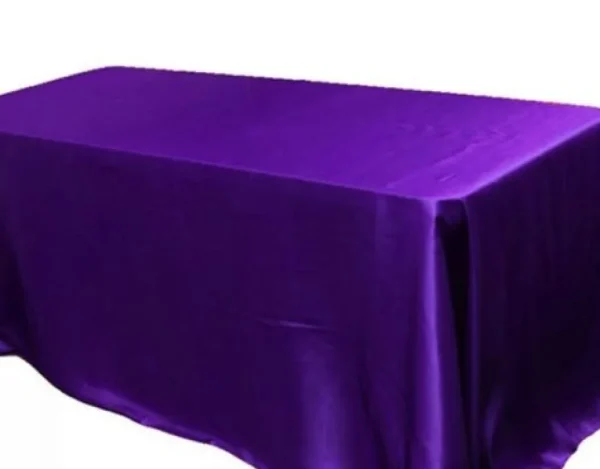 Outlet Tablecloth Market 25 pack 60x120" Rectangle Satin Tablecloth Wedding SEAMLESS Catering Table Cover"