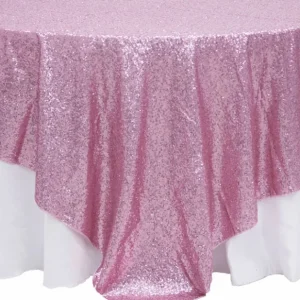 Hot Tablecloth Market Sequin Overlay 54