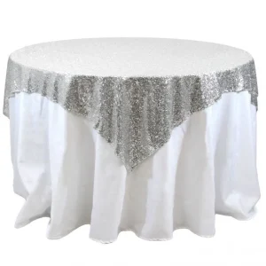 Discount Tablecloth Market Sequin Overlay 90