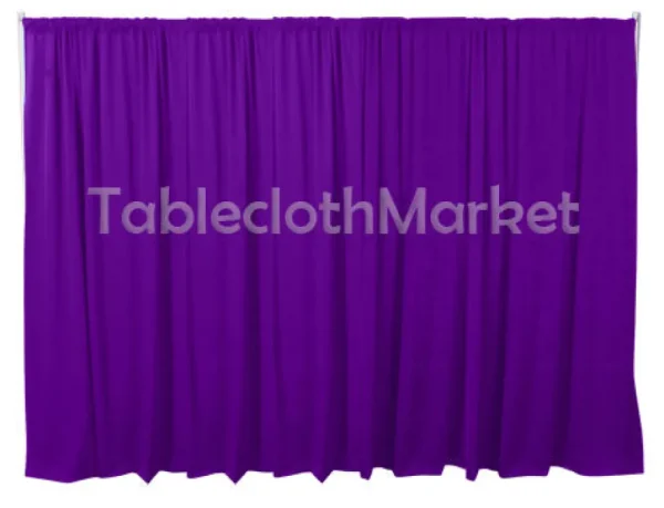 Fashion Tablecloth Market 10 X 5 Ft Backdrop Background For Pipe And Drape Displays Polyester 24 Colors