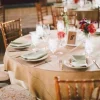 Online Tablecloth Market 5 x Burlap Overlay 72" × 72" 100% Natural Jute Tablecloths Table Covers Wedding"