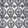 Discount Tablecloth Market 10 Yards Black White Flocking Damask Taffeta Velvet Fabric 58" Flocked Decor"