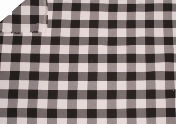 Discount Tablecloth Market 5 Yards Checkered Fabric 60" Wide Gingham Buffalo Check Tablecloth Fabric Decor"