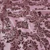 New Tablecloth Market 15 Yards Pink Brown Flocking Damask Taffeta Velvet Fabric 58" Flocked Decor"